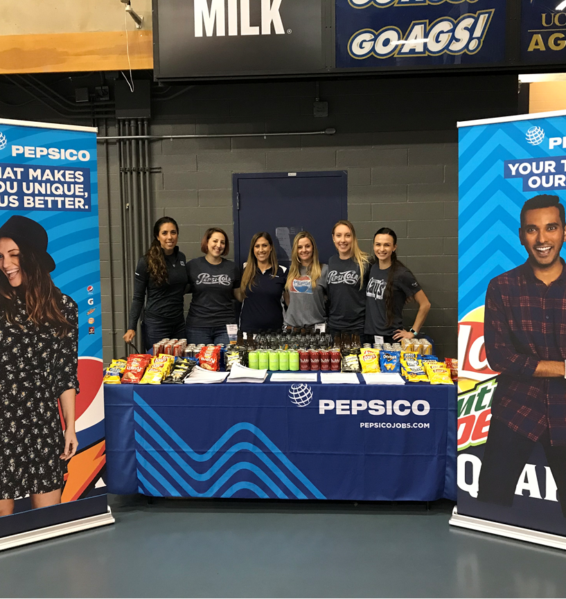 The PepsiCo. recruitment team at the Career and Internship Fair.
